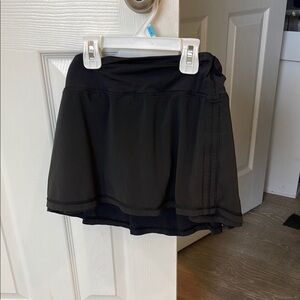 lululemon athletica Black Mini Skirt